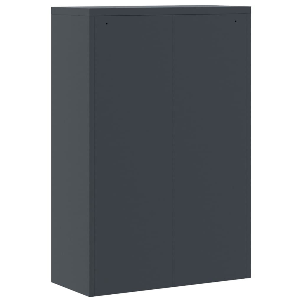 vidaXL Aktenschrank Anthrazit 90x40x180 cm Stahl