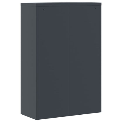 vidaXL Aktenschrank Anthrazit 90x40x180 cm Stahl