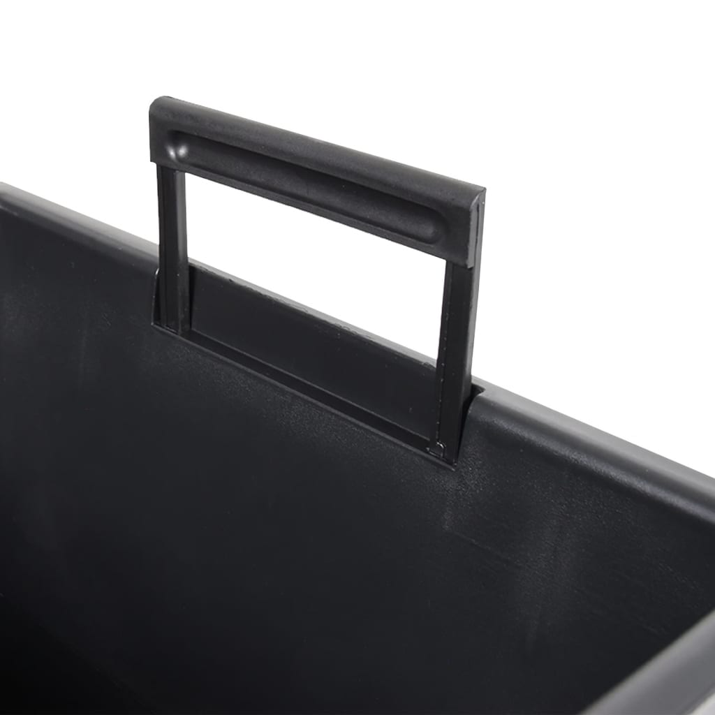 vidaXL Pflanzkübel mit herausnehmbaren Einsatz Anthrazit 21/49 L PP