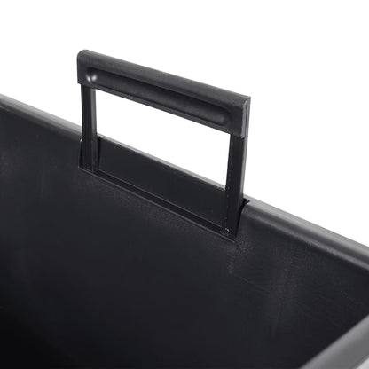 vidaXL Pflanzkübel mit herausnehmbaren Einsatz Weiß 21/32 L PP-Rattan