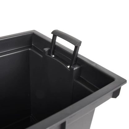 vidaXL Pflanzkübel mit herausnehmbaren Einsatz Anthrazit 12/44 L PP