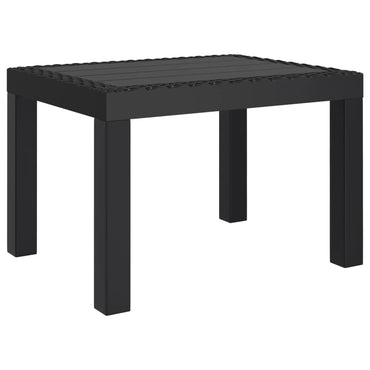 vidaXL Gartentisch Anthrazit 59x47x40 cm PP