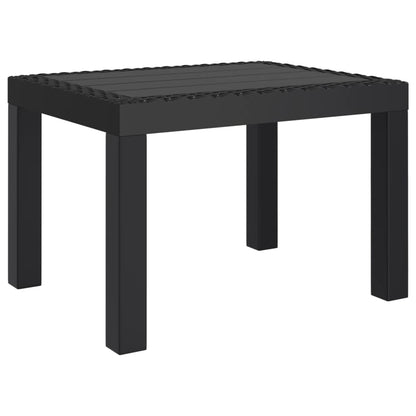 vidaXL Gartentisch Anthrazit 59x47x40 cm PP