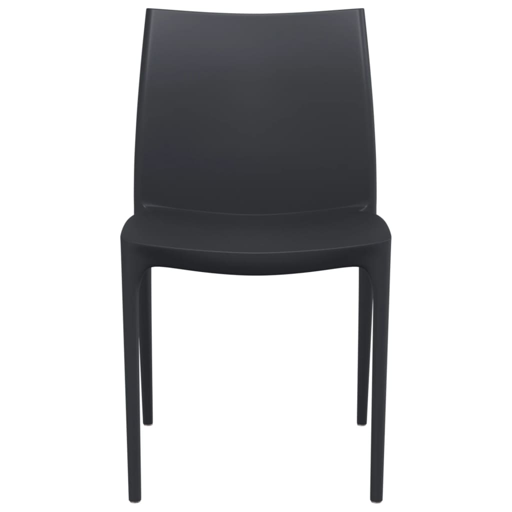 vidaXL Chaises de jardin 2 pcs Anthracite 50x46x80 cm Polypropylène