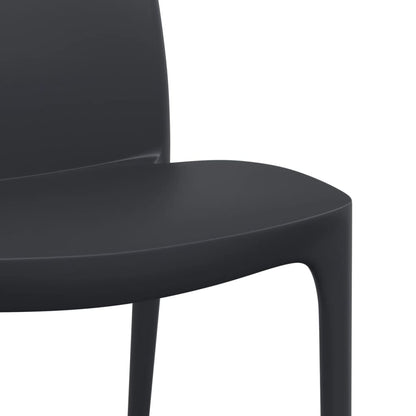vidaXL Chaises de jardin 2 pcs Anthracite 50x46x80 cm Polypropylène