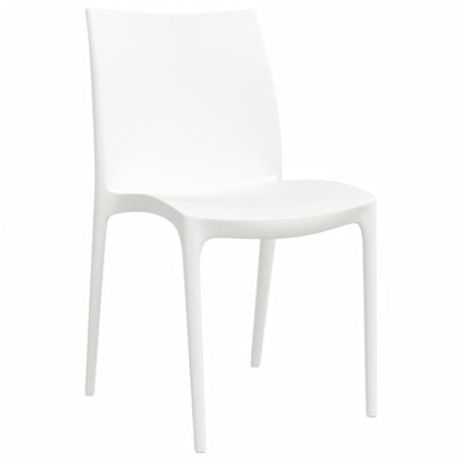 vidaXL Chaises de jardin 2 pcs Blanc 50x46x80 cm Polypropylène