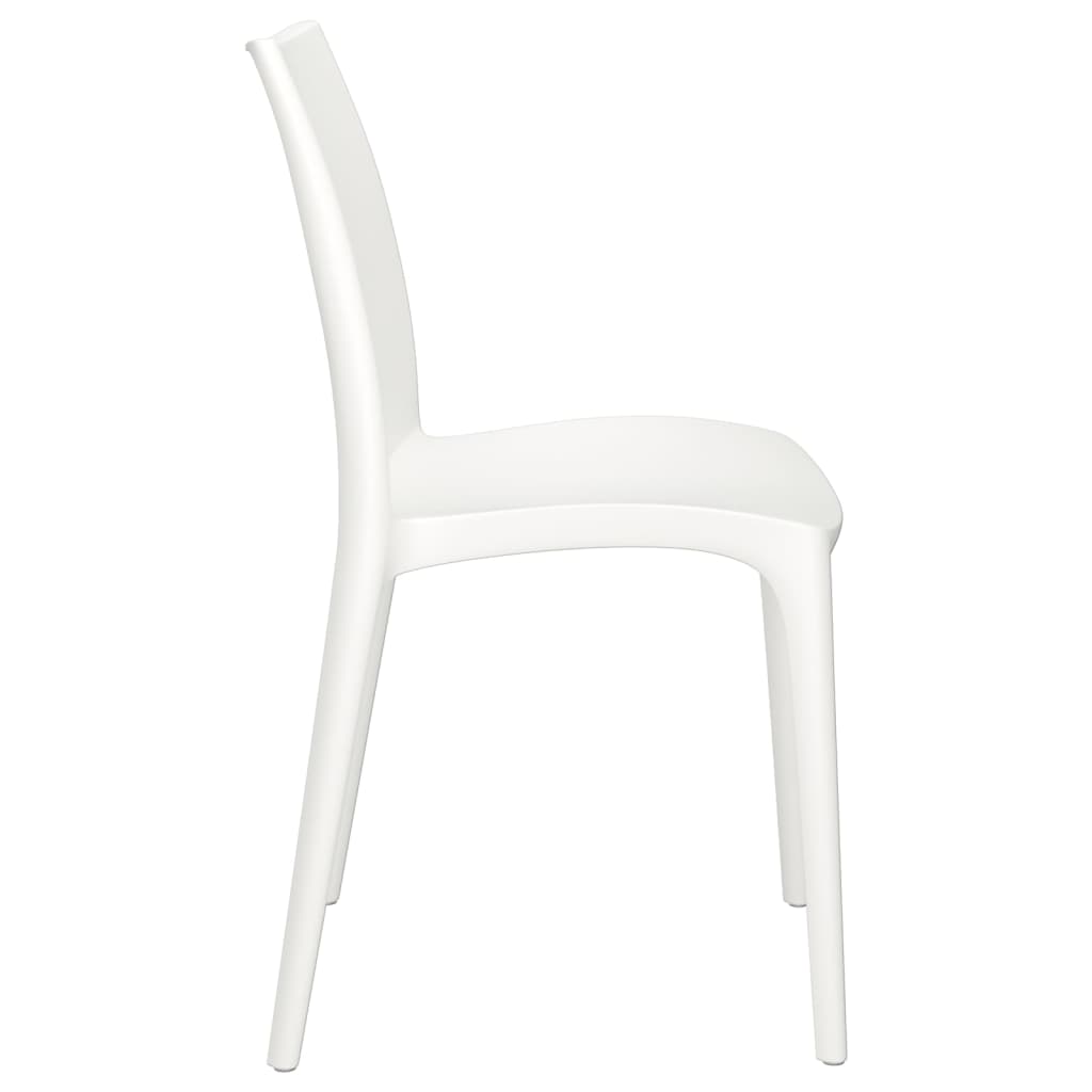vidaXL Chaises de jardin 2 pcs Blanc 50x46x80 cm Polypropylène