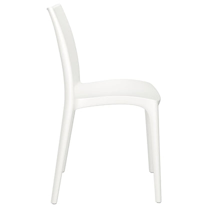 vidaXL Chaises de jardin 2 pcs Blanc 50x46x80 cm Polypropylène