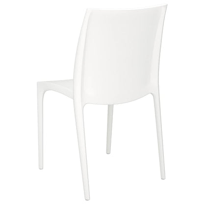 vidaXL Chaises de jardin 2 pcs Blanc 50x46x80 cm Polypropylène