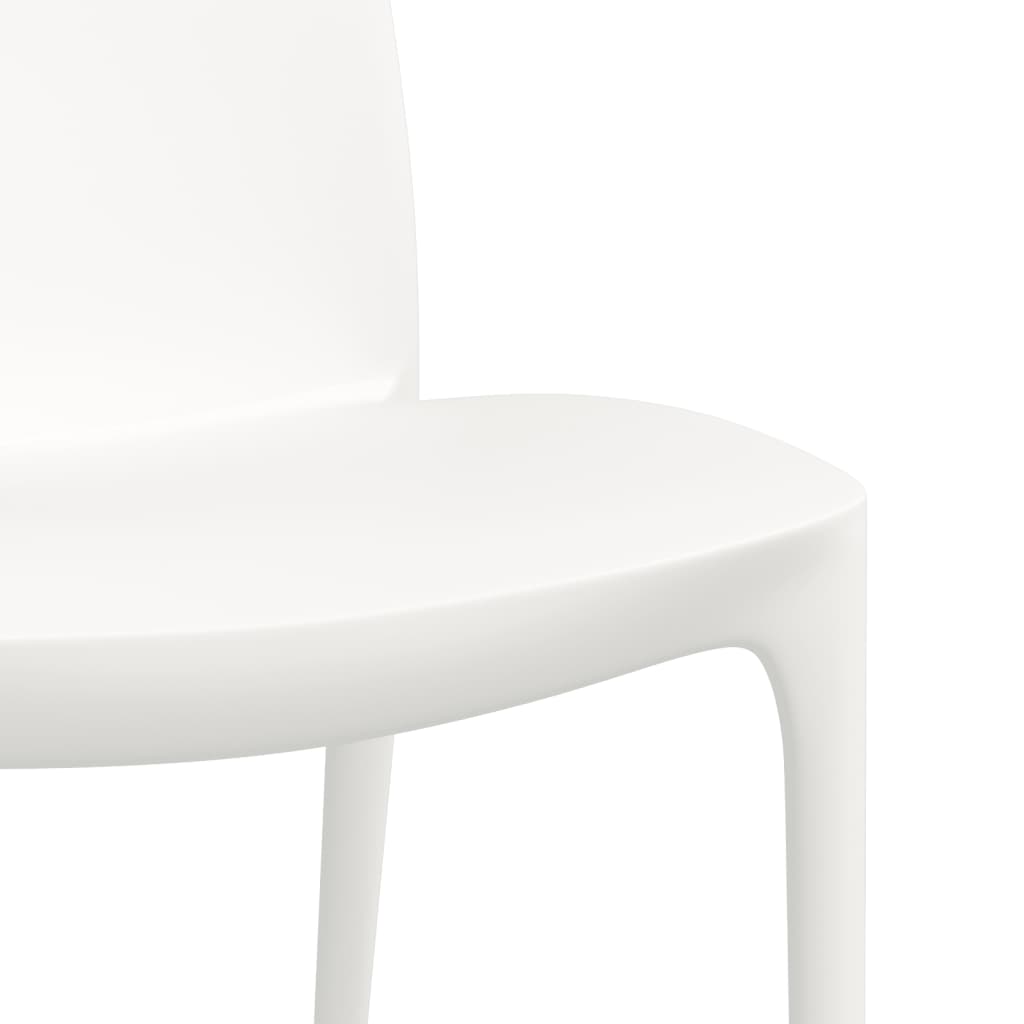 vidaXL Chaises de jardin 2 pcs Blanc 50x46x80 cm Polypropylène