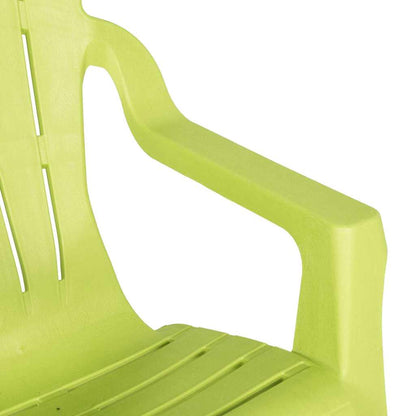 vidaXL Chaises de jardin pour enfants 2 pcs Vert 37x34x44 cm PP aspect bois