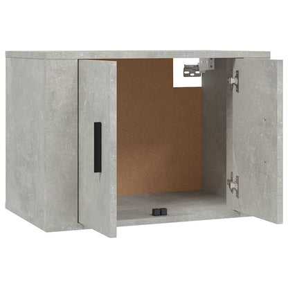vidaXL 4-tlg. TV-Schrank-Set Betongrau Holzwerkstoff