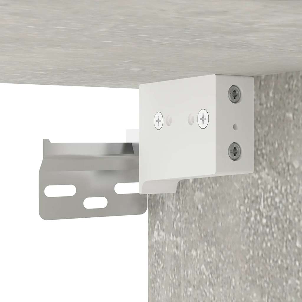 vidaXL 4-tlg. TV-Schrank-Set Betongrau Holzwerkstoff