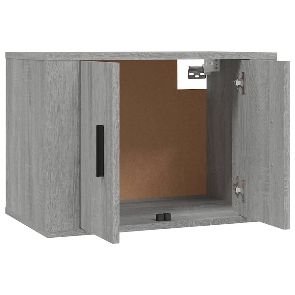 vidaXL Meuble TV 3 pcs Gris Sonoma Aggloméré