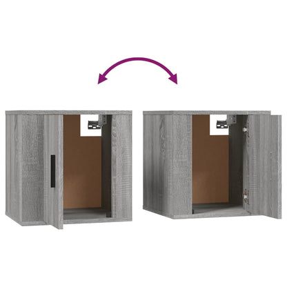 vidaXL Meuble TV 3 pcs Gris Sonoma Aggloméré