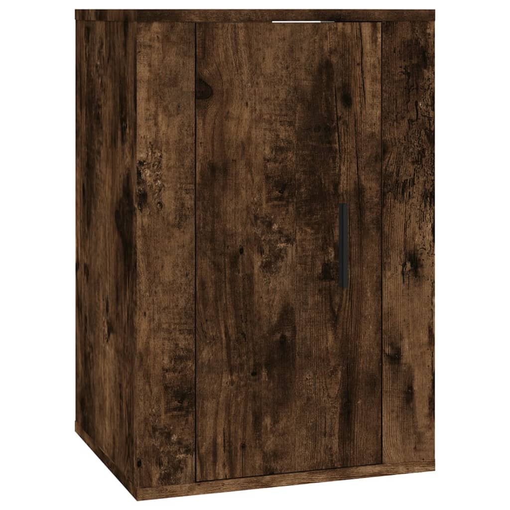 vidaXL 3-tlg. TV-Schrank-Set Räuchereiche Holzwerkstoff
