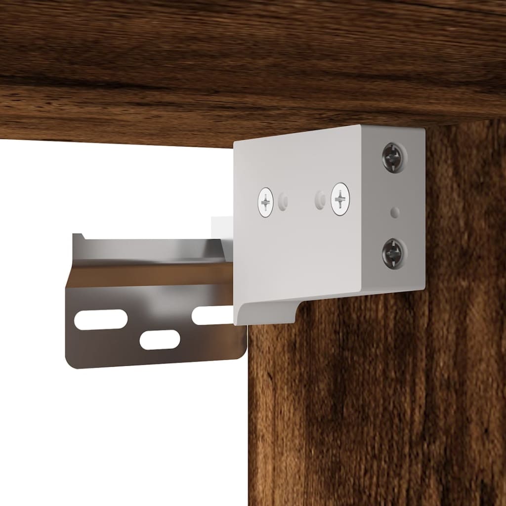 vidaXL 3-tlg. TV-Schrank-Set Räuchereiche Holzwerkstoff
