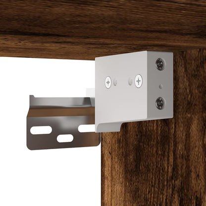 vidaXL 3-tlg. TV-Schrank-Set Räuchereiche Holzwerkstoff