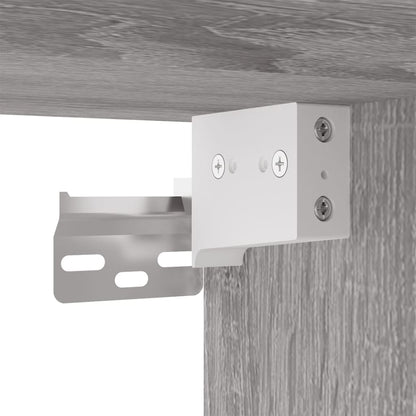 vidaXL Meuble TV, 4 pcs, Gris sonoma, Bois d'ingénierie