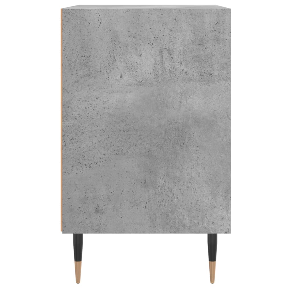 vidaXL Nachttische 2 Stk. Betongrau 40x30x50 cm Holzwerkstoff