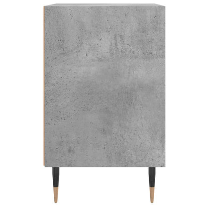 vidaXL Nachttische 2 Stk. Betongrau 40x30x50 cm Holzwerkstoff