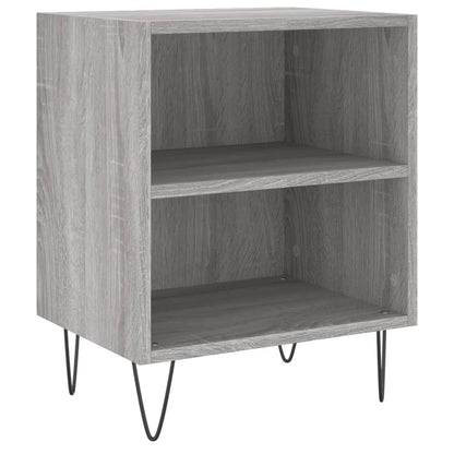 vidaXL Tables de chevet 2 pcs Gris Sonoma 40x30x50 cm Bois d'ingénierie