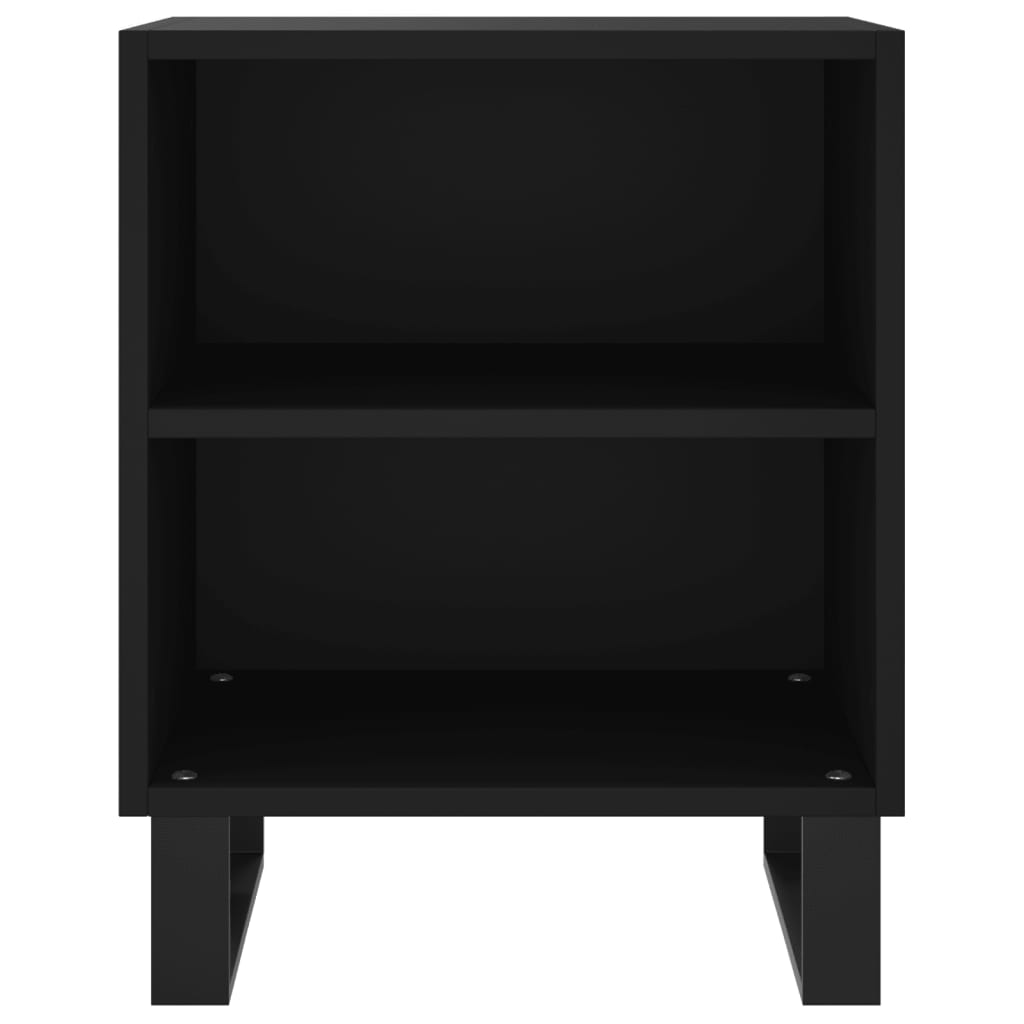 vidaXL Nachttisch Schwarz 40x30x50 cm Holzwerkstoff