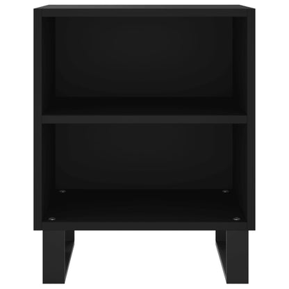 vidaXL Nachttisch Schwarz 40x30x50 cm Holzwerkstoff