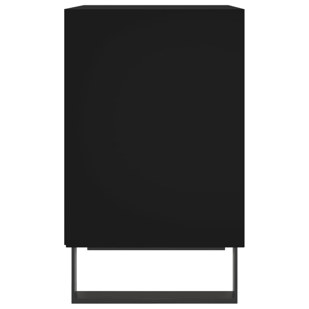 vidaXL Nachttisch Schwarz 40x30x50 cm Holzwerkstoff