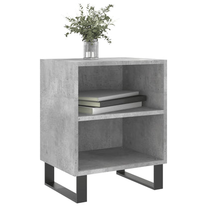 vidaXL Tables de chevet 2 pcs Gris béton 40x30x50 cm Bois d'ingénierie