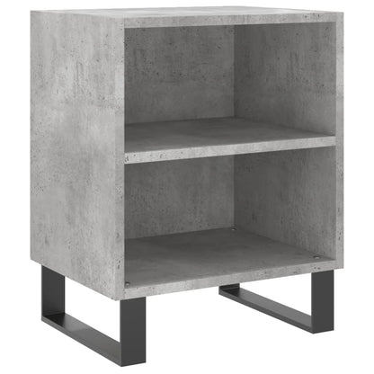 vidaXL Tables de chevet 2 pcs Gris béton 40x30x50 cm Bois d'ingénierie
