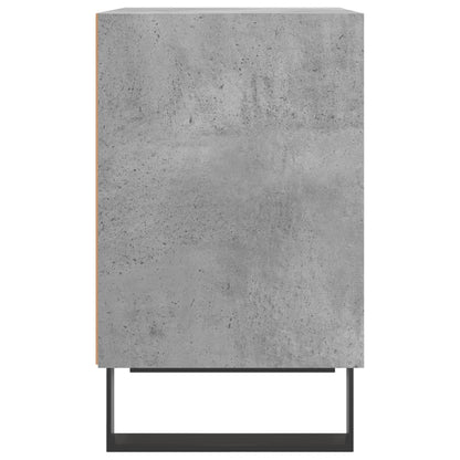vidaXL Tables de chevet 2 pcs Gris béton 40x30x50 cm Bois d'ingénierie