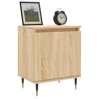 vidaXL Nachttische 2 Stk. Sonoma-Eiche 40x30x50 cm Holzwerkstoff