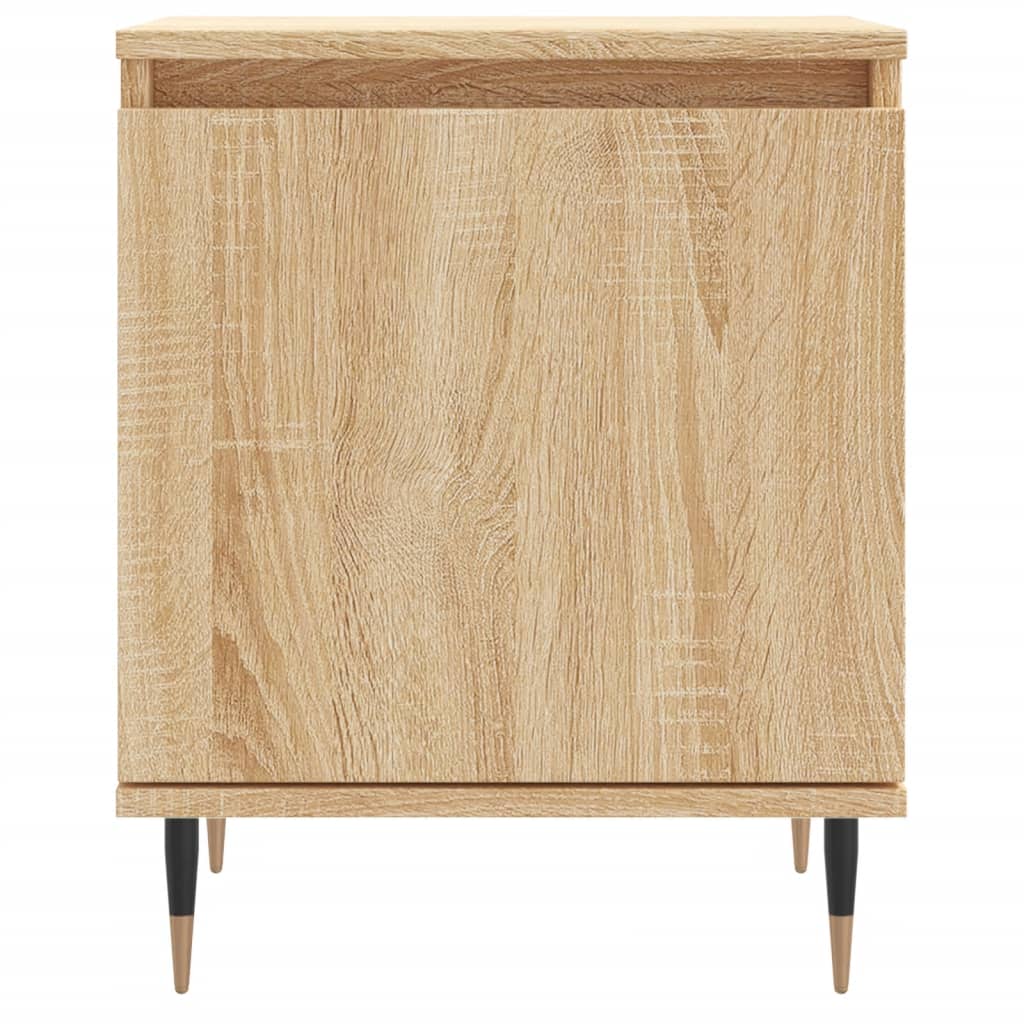 vidaXL Nachttische 2 Stk. Sonoma-Eiche 40x30x50 cm Holzwerkstoff