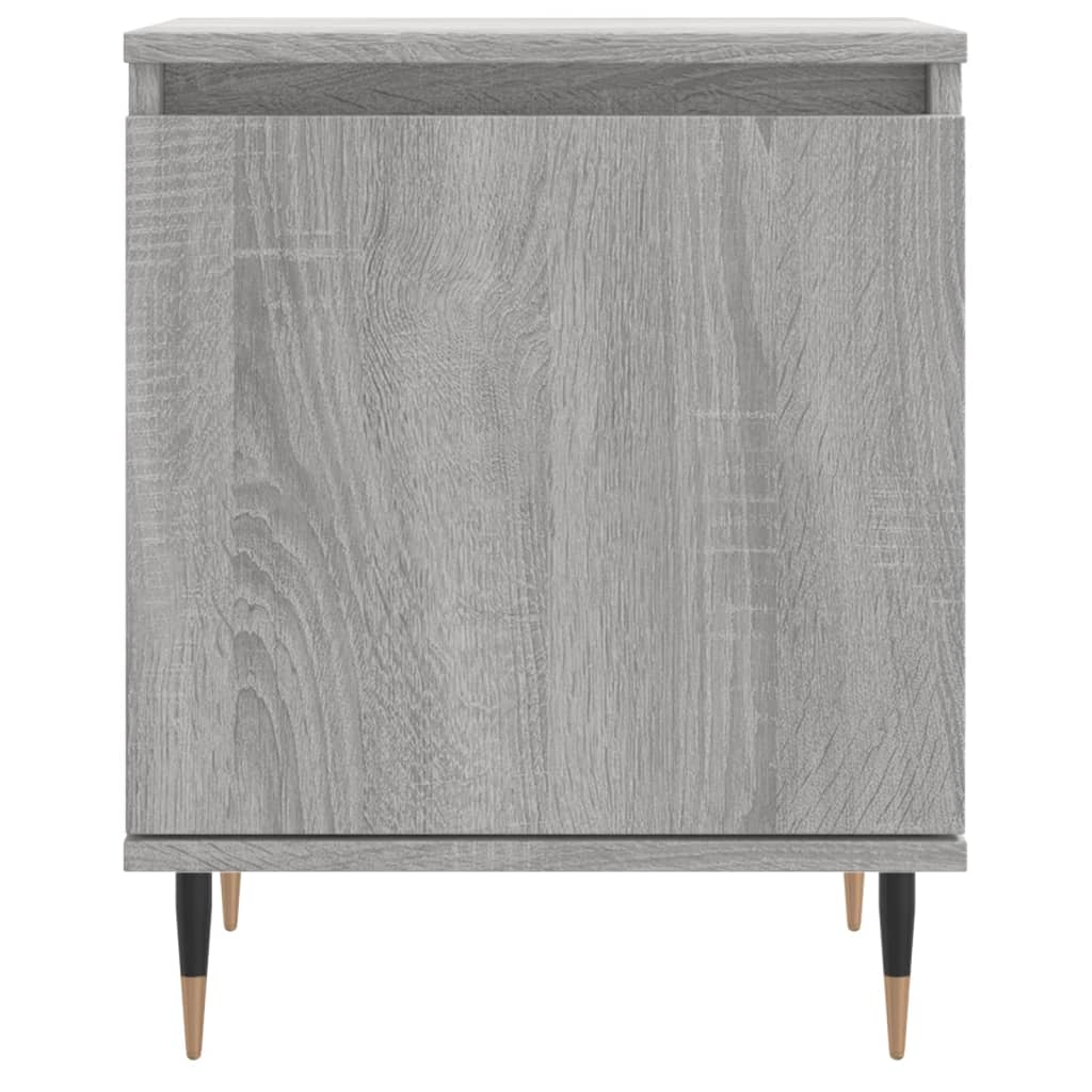 vidaXL Nachttisch Grau Sonoma 40x30x50 cm Holzwerkstoff