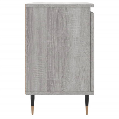 vidaXL Nachttisch Grau Sonoma 40x30x50 cm Holzwerkstoff
