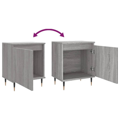 vidaXL Nachttisch Grau Sonoma 40x30x50 cm Holzwerkstoff