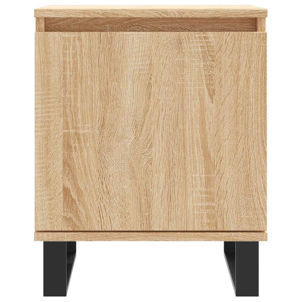 vidaXL Nachttische 2 Stk. Sonoma-Eiche 40x30x50 cm Holzwerkstoff