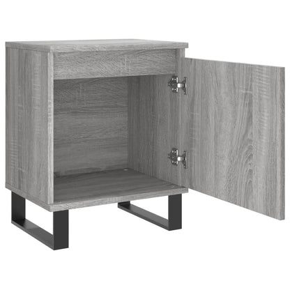 vidaXL Nachttische 2 Stk. Grau Sonoma 40x30x50 cm Holzwerkstoff