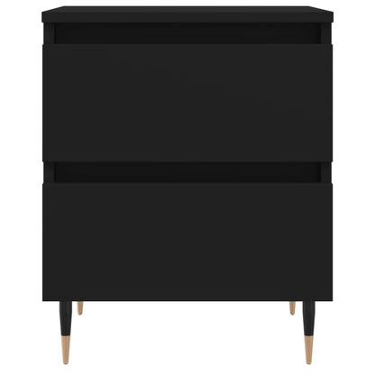 vidaXL Nachttisch Schwarz 40x35x50 cm Holzwerkstoff