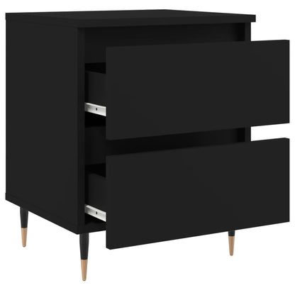 vidaXL Nachttisch Schwarz 40x35x50 cm Holzwerkstoff