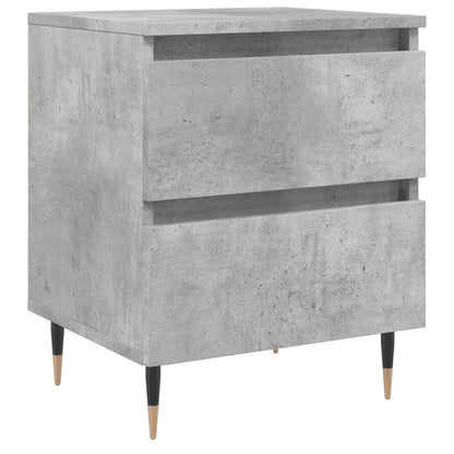 vidaXL Nachttisch Betongrau 40x35x50 cm Holzwerkstoff