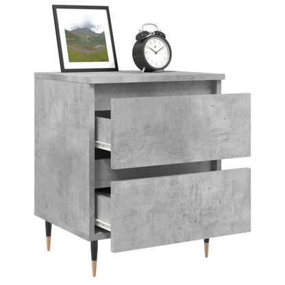 vidaXL Nachttisch Betongrau 40x35x50 cm Holzwerkstoff