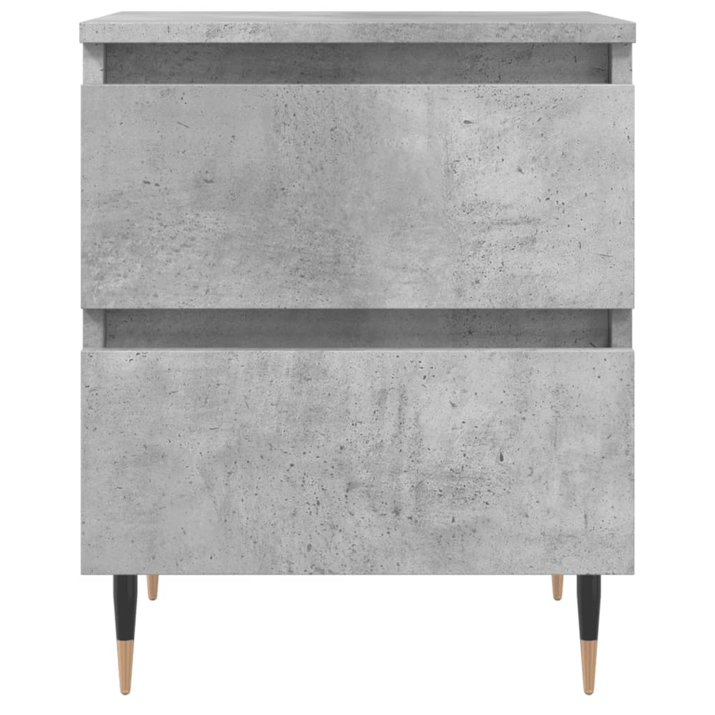 vidaXL Nachttisch Betongrau 40x35x50 cm Holzwerkstoff