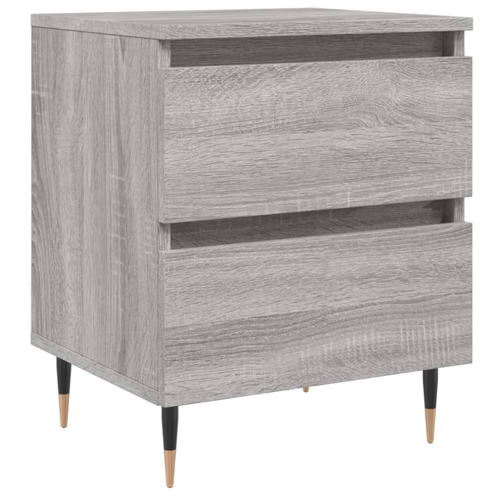 vidaXL Table de chevet gris Sonoma 40x35x50 cm, bois d'ingénierie