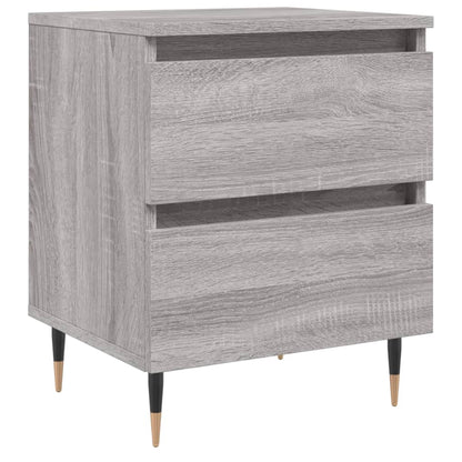 vidaXL Table de chevet gris Sonoma 40x35x50 cm, bois d'ingénierie