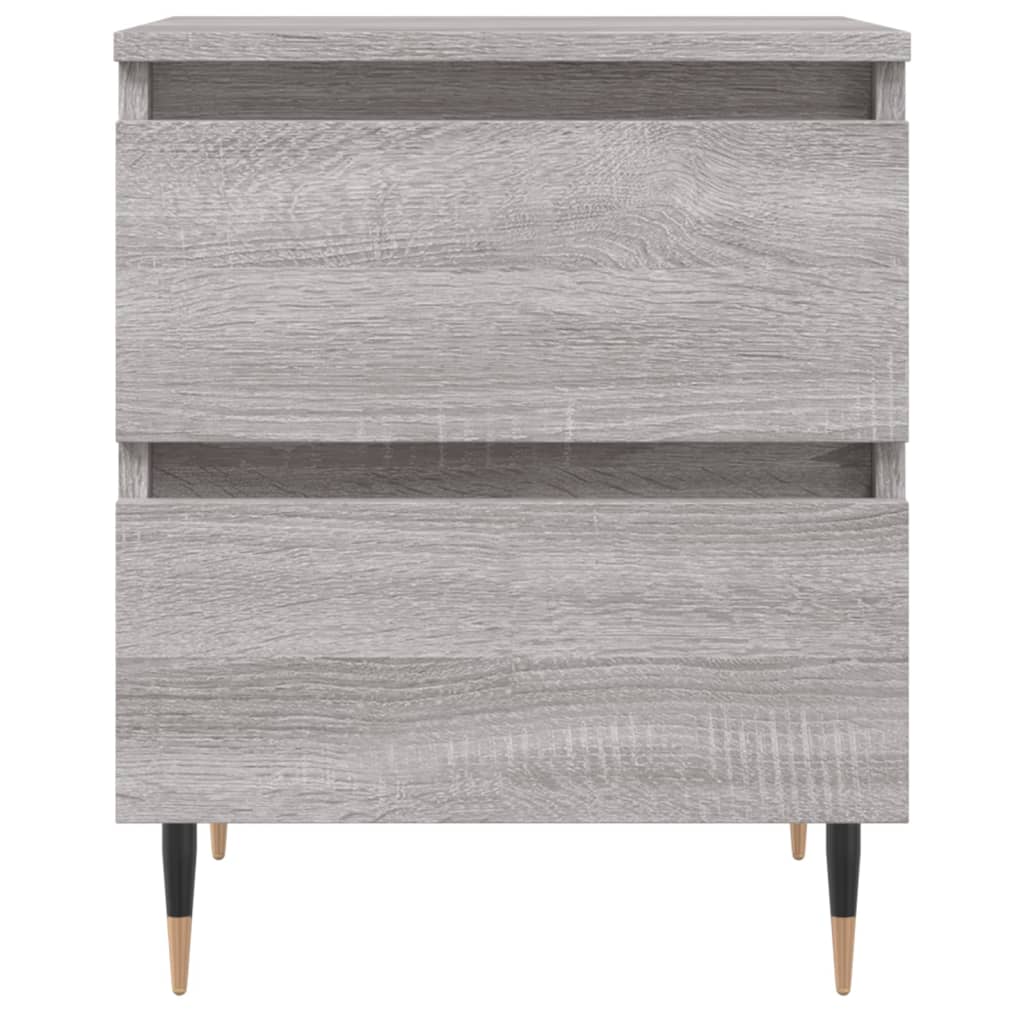 vidaXL Table de chevet gris Sonoma 40x35x50 cm, bois d'ingénierie