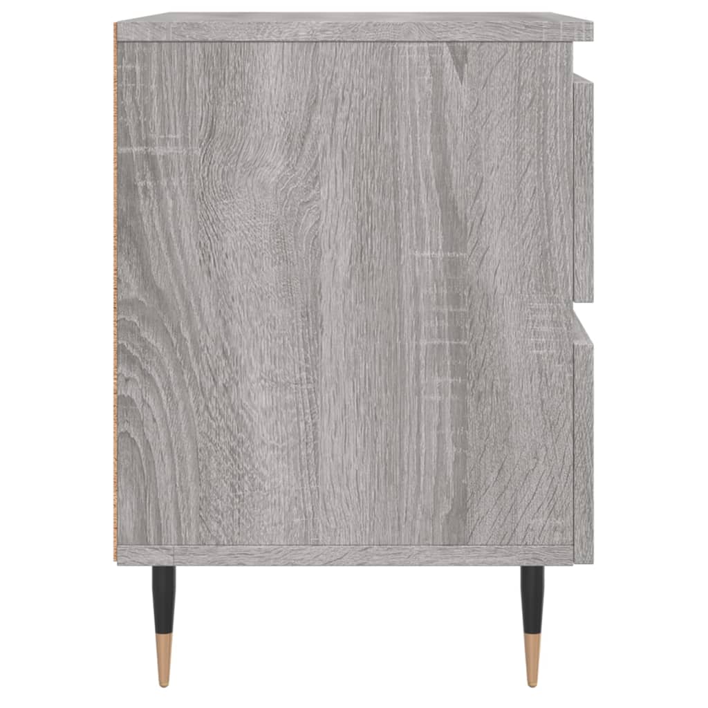 vidaXL Table de chevet gris Sonoma 40x35x50 cm, bois d'ingénierie