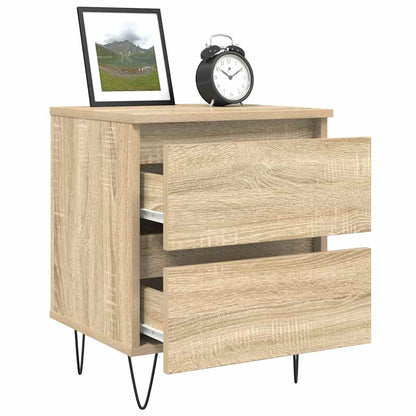 vidaXL Table de chevet chêne Sonoma 40x35x50 cm, bois d'ingénierie