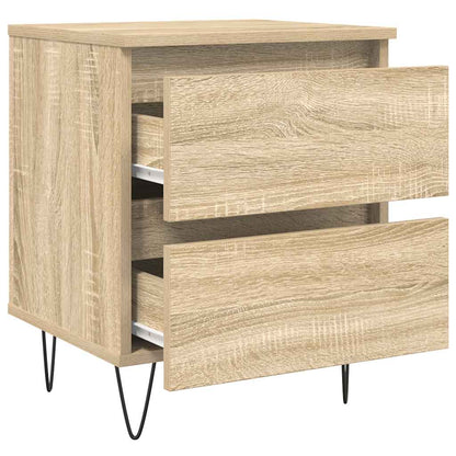 vidaXL Table de chevet chêne Sonoma 40x35x50 cm, bois d'ingénierie
